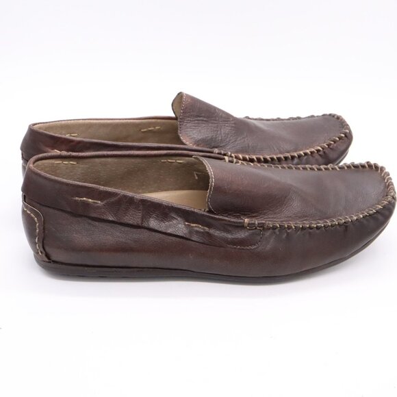 Steve Madden Kronos Men’s Loafer Sz 9.5 D Black Leather Driving Casual Shoe New - Picture 6 of 9